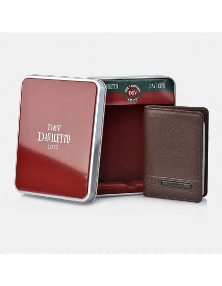 Cartera de Hombre piel con tarjetero DAVILETTO
