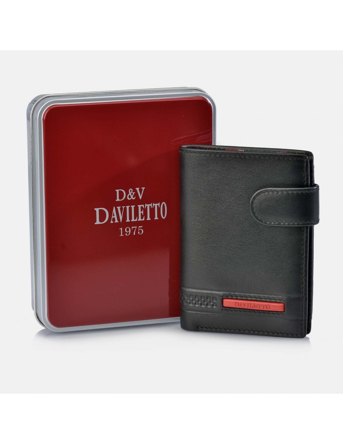 Cartera de Hombre Piel grande con monedero DAVILETTO