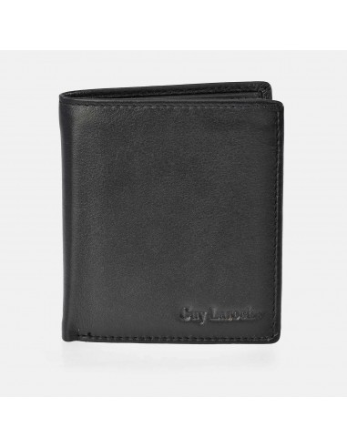 GUY LAROCHE Cartera clásica en piel suave para hombre compacta