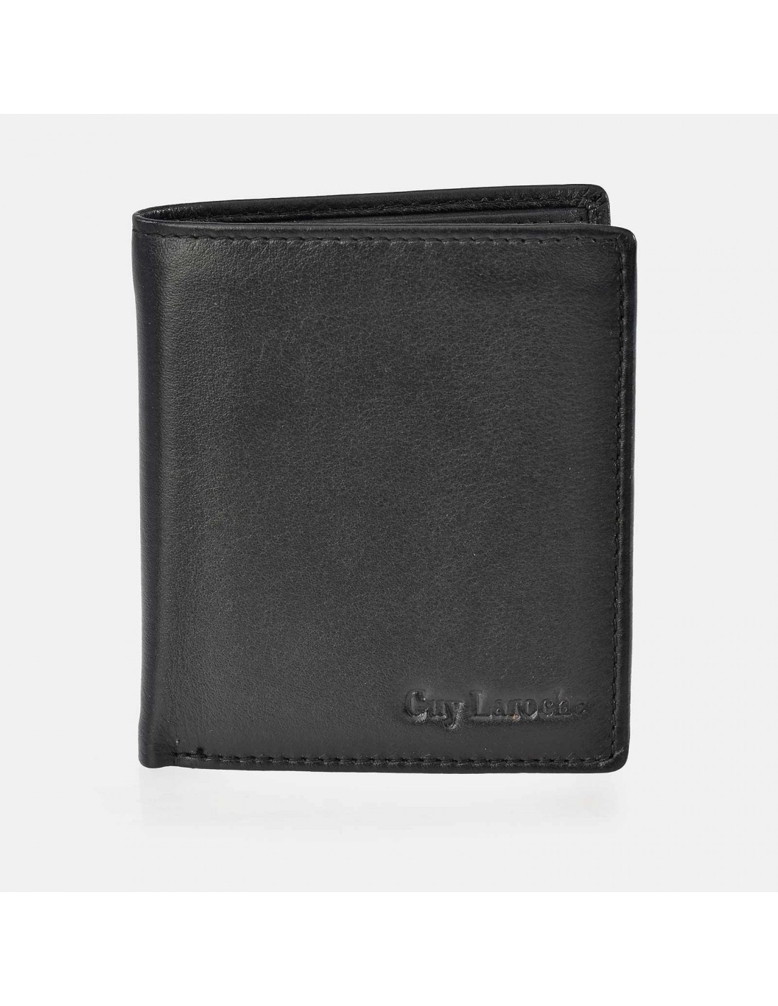 GUY LAROCHE Cartera clásica en piel suave para hombre compacta