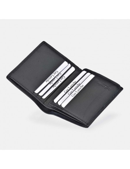 GUY LAROCHE Cartera clásica en piel suave para hombre compacta