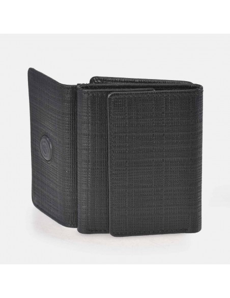 CROSS monedero de hombre piel grabada
