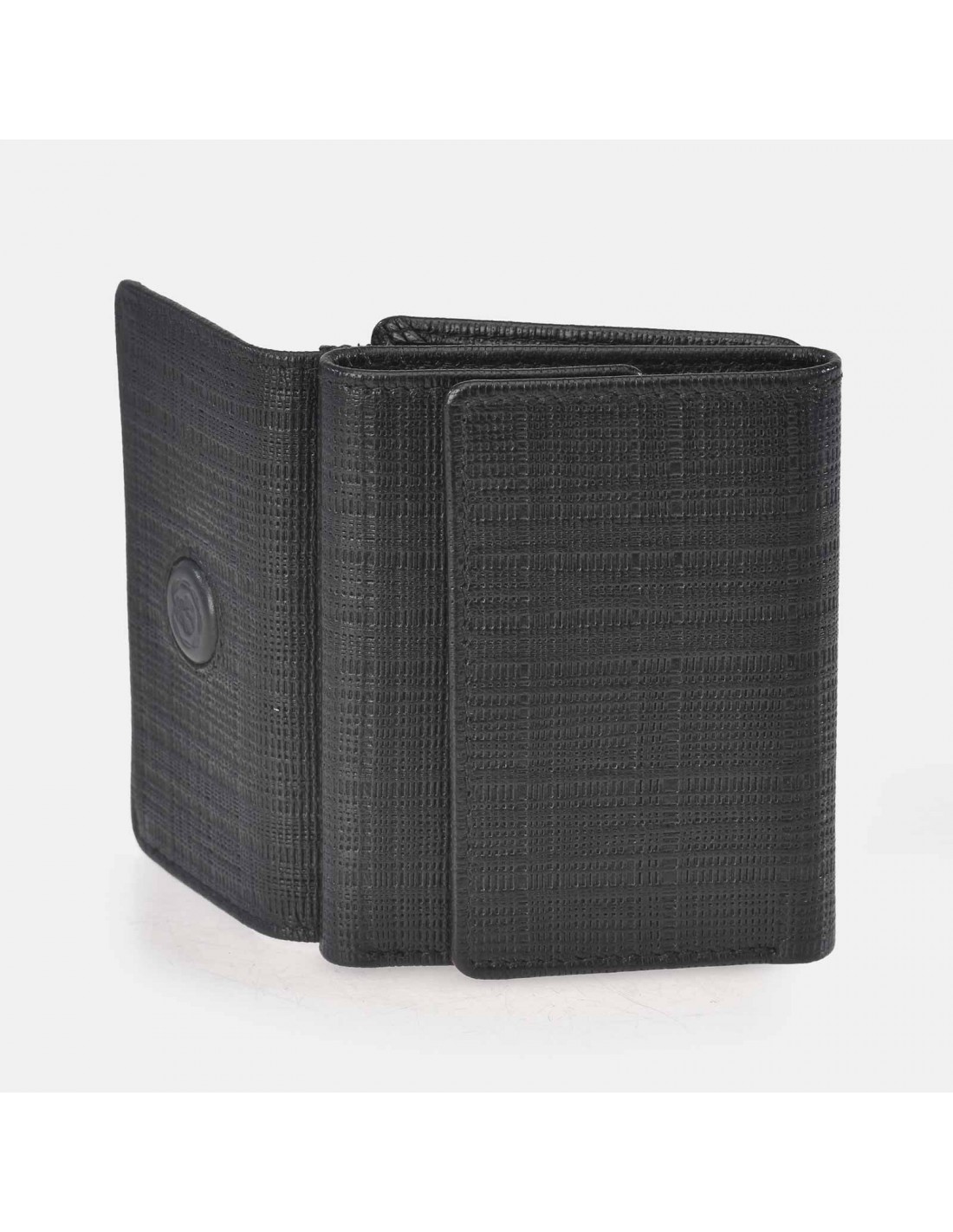 CROSS monedero de hombre piel grabada