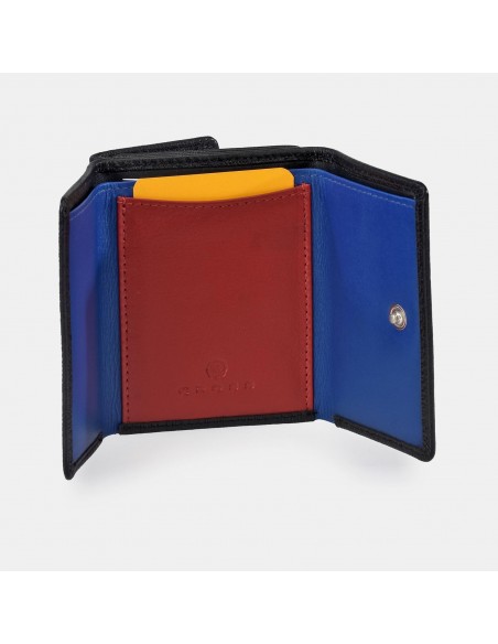 CROSS monedero de hombre piel grabada