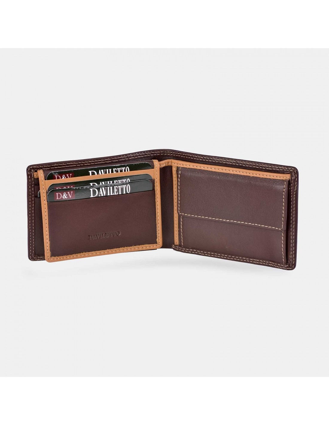 DAVILETTO cartera  para hombre en piel colores...