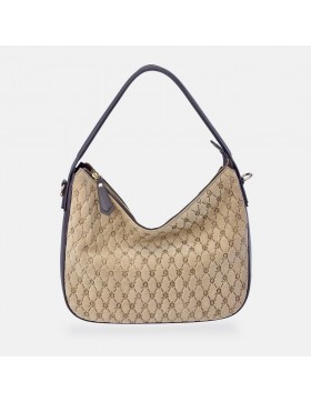 EL CABALLO Bolso de hombro para mujer en piel y serraje 2