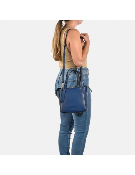 GUY LAROCHE Bolso de mano con bandolera en piel para mujer
