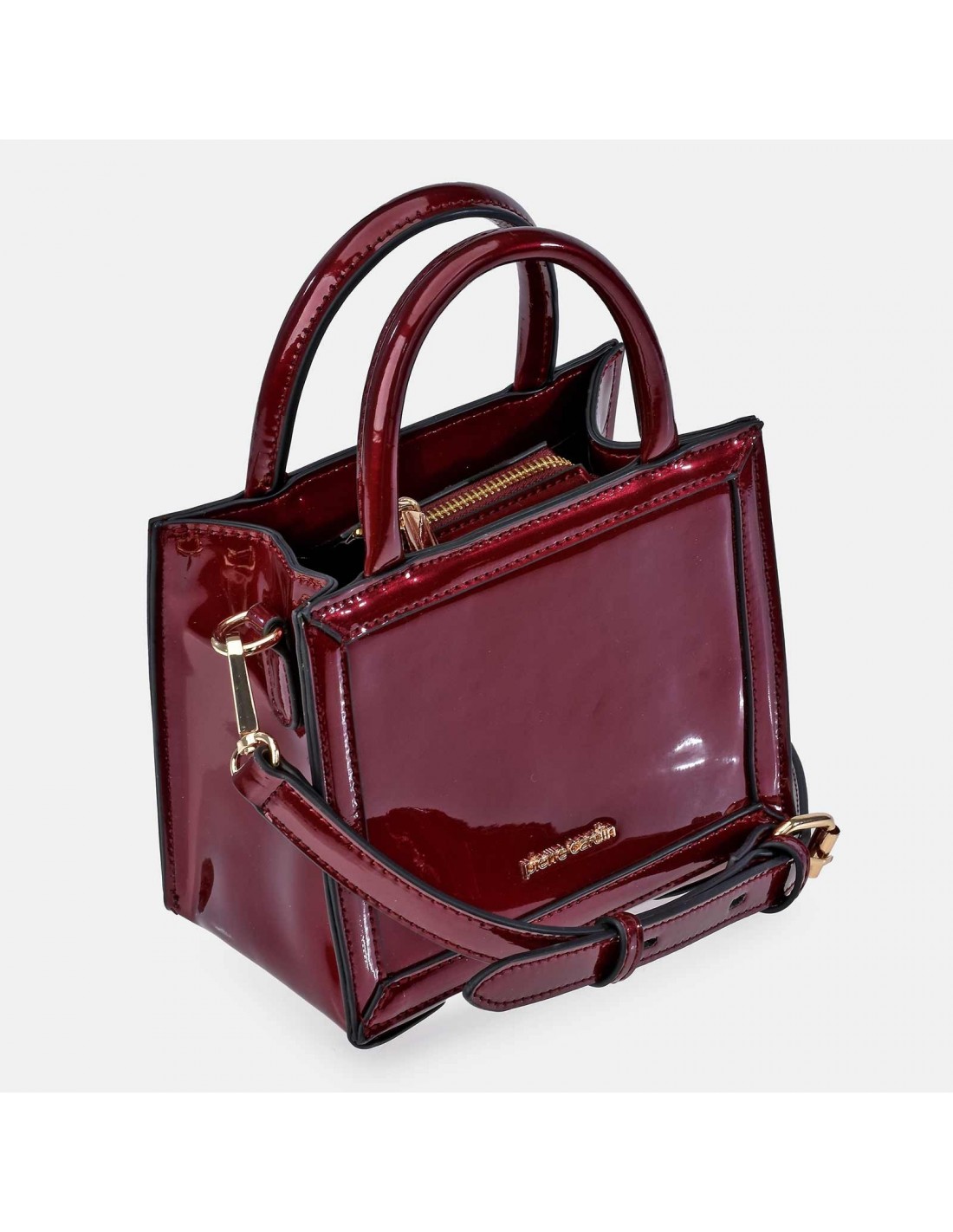 PIERRE CARDIN Bolso de mano en Charol para mujer
