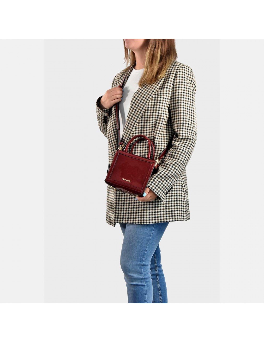 PIERRE CARDIN Bolso de mano en Charol para mujer