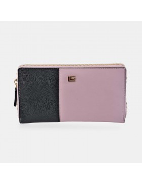 GUY LAROCHE monedero cremallera grande para mujer en piel...