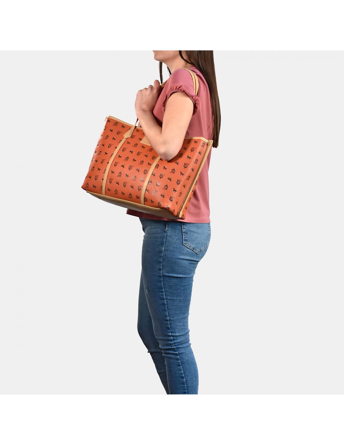 EL CABALLO bolso shopping grande de mujer...