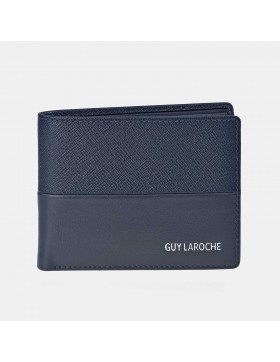 GUY LAROCHE cartera americano en piel para hombre con monedero interior