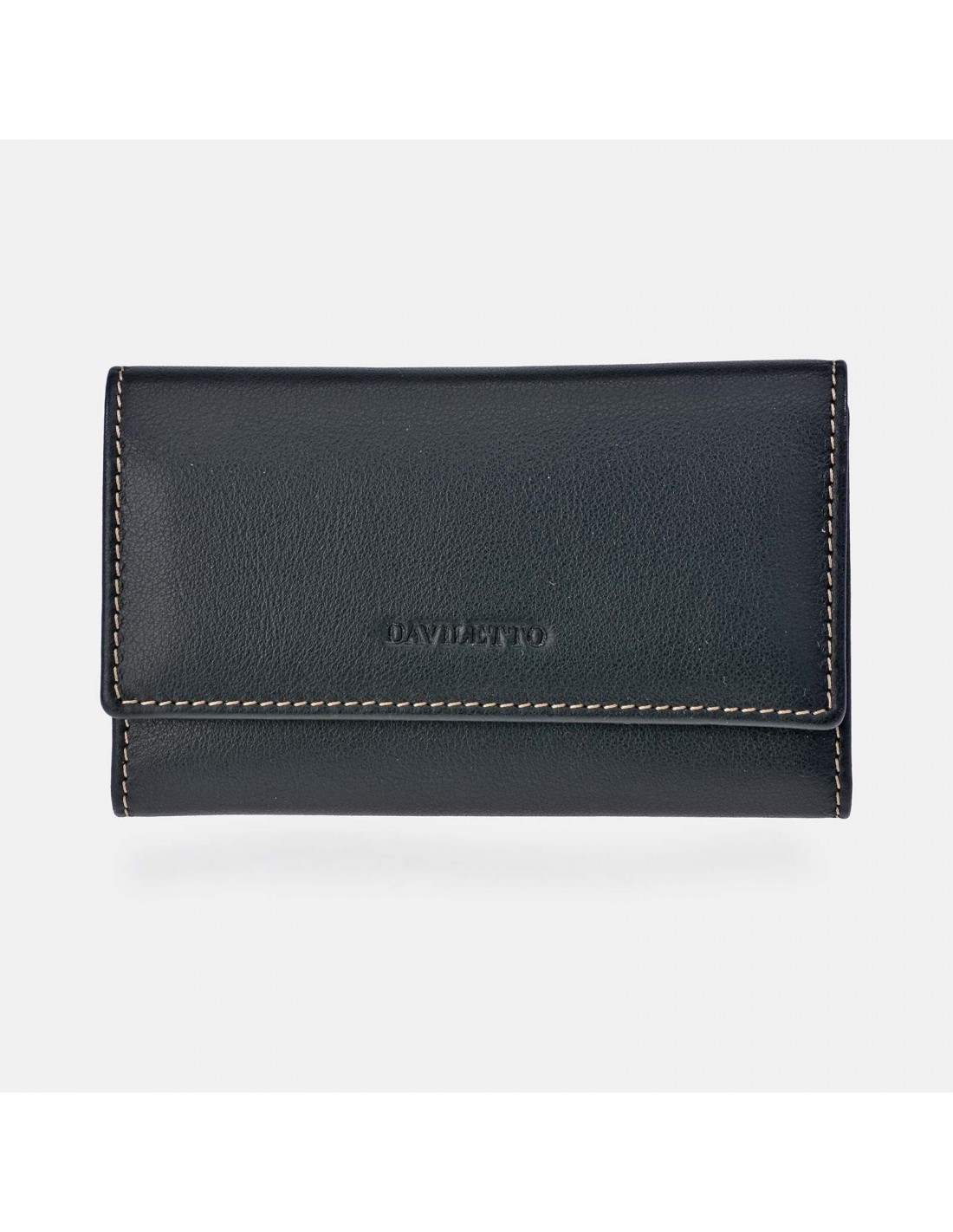 DAVILETTO Llavero para hombre en piel con 6 ganchos
