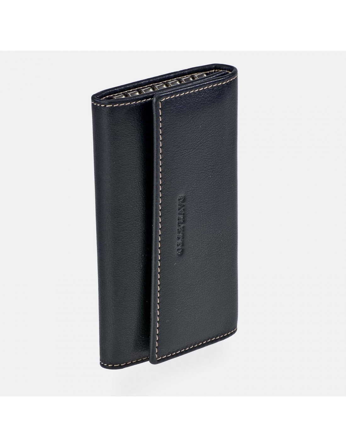 DAVILETTO Llavero para hombre en piel con 6...