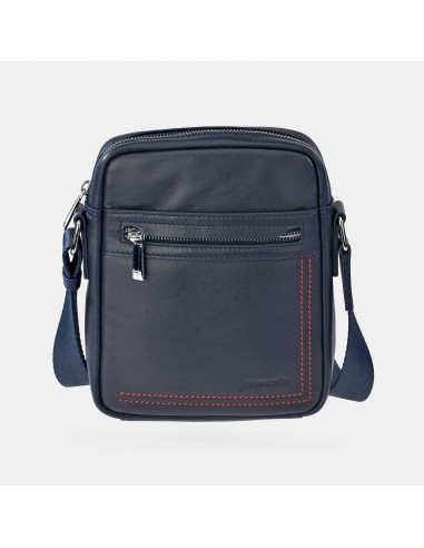 PIERRE CARDIN bolso bandolera con costura vista para caballero