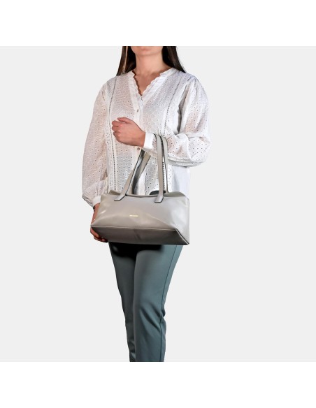 GUY LAROCHE Bolso shopping compacto mediano para mujer en piel