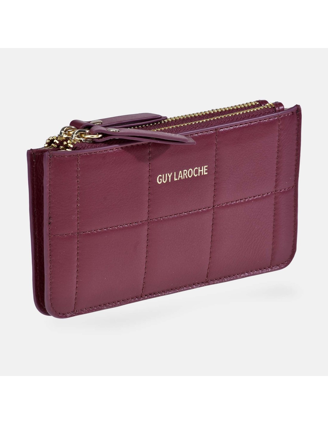GUY LAROCHE Monedero plano con cremallera para...
