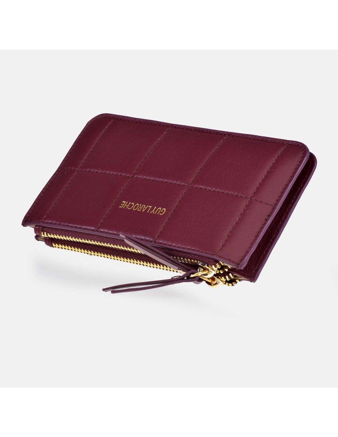 GUY LAROCHE Monedero plano con cremallera para...