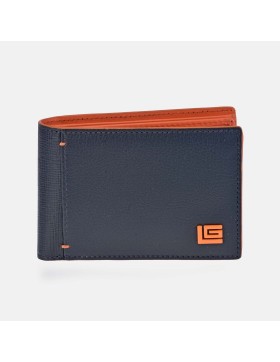 GUY LAROCHE  Americano tarjetero de caballero en piel...