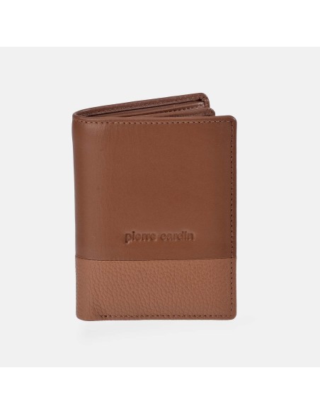 PIERRE CARDIN Cartera en piel combinada para hombre