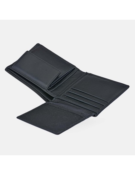 PIERRE CARDIN Americano con monedero para hombre en piel combinada