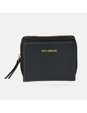 GUY LAROCHE Monedero billetero con cremallera para mujer...