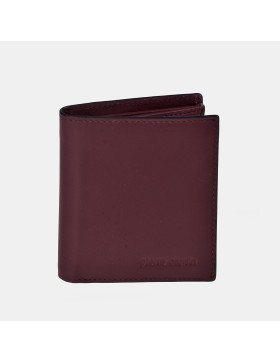 PIERRE CARDIN Cartera compacta en piel suave para caballero