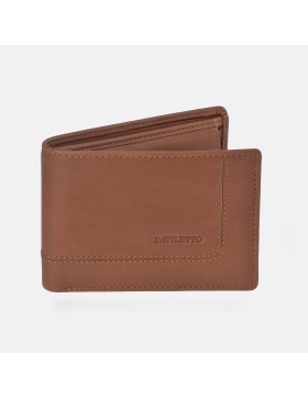 DAVILETTO Americano con monedero en piel para hombre - Cuero