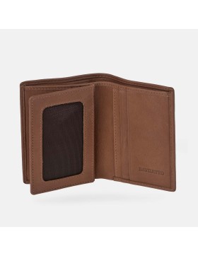 DAVILETTO Cartera vertical compacta en piel para hombre 2