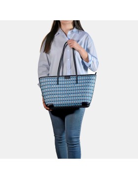 GUY LAROCHE bolso capazo en lona estampada para mujer 2