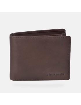 PIERRE CARDIN Americano piel para hombre con monedero con...
