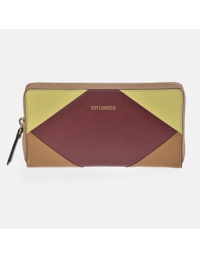 GUY LAROCHE monedero grande con cremallera para mujer en...