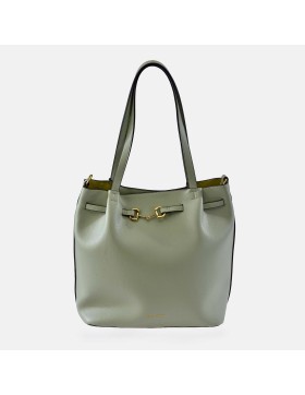 PIERRE CARDIN Bolso de hombro tipo shopper sintético - Verde