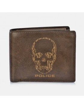 Cartera de Piel tipo Americano para Hombre con Monedero y tarjetero POLICE 2